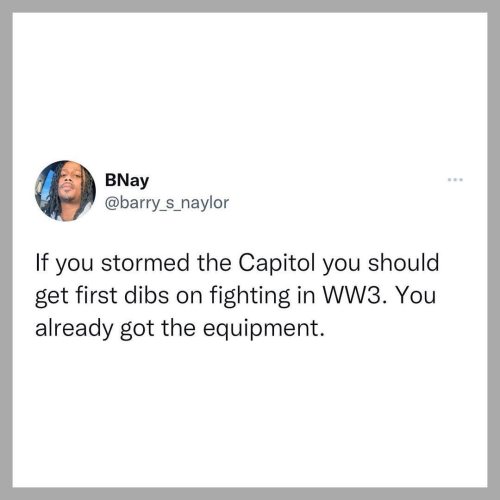 ‍♂️This… Ps the guy you stormed the Capitol for was Russian op’s (it’ll be m