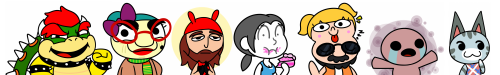 pizzasupper-art: New photoset for all my drawings of Vinny’s Tomodachi Life miis. I’ll k