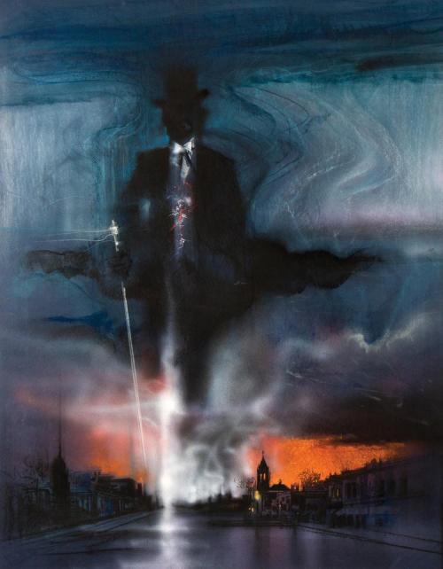 omercifulheaves:Something Wicked This Way ComesArt by Bob Peak