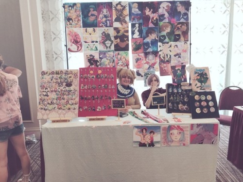 I tabled at Anime Mid Atlantic with @rizes last weekend! Thank you to everyone who stopped by to tal