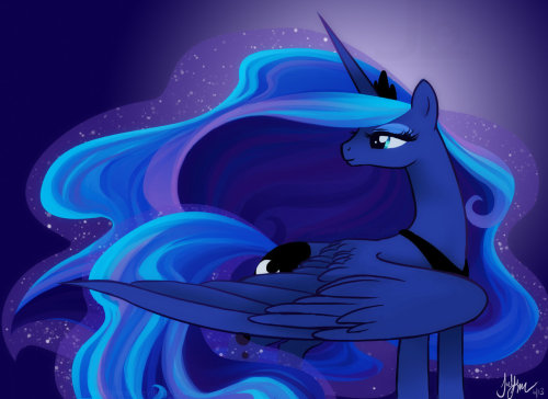theponyartcollection:  Luna by ~JoelletheNose 