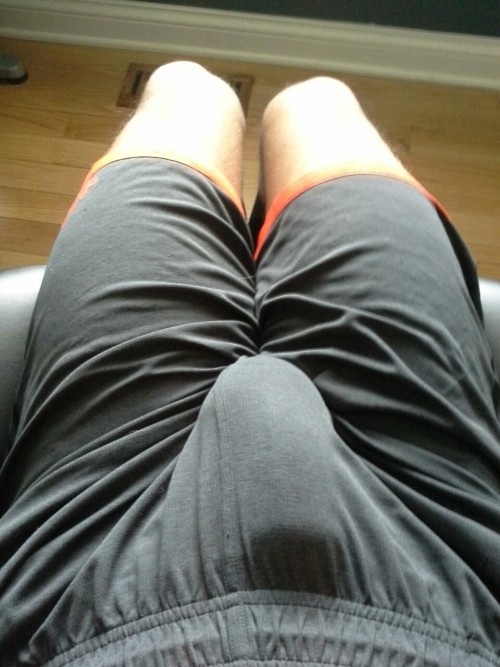 mybulgeblog:  I love taking breaks from working…. And think about all of YOU masterbating to my body. 