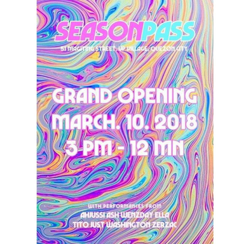 @seasonpassph grand opening today! Get first dibs and get chance to win in their #SUPREME giveaway! 