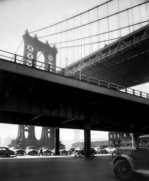 agelessphotography - Triple Bridge, New York, Berenice Abbott,...