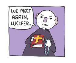 christopherjonesart:  owlturdcomix:  Exorcisms