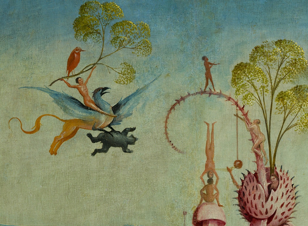 magictransistor:  Hieronymus Bosch, The Garden of Earthly Delights, ca. 1515.