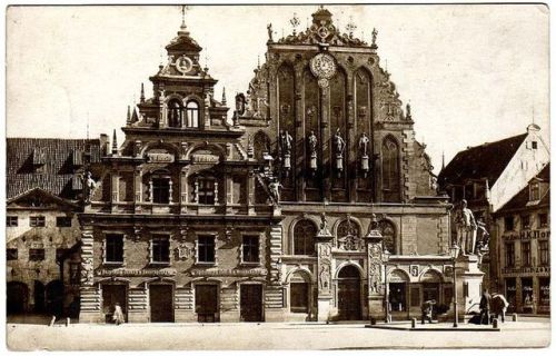 House of the Blackheads (Vecrīga, Riga, Latvia, 1910-18).