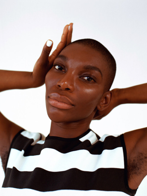 flawlessbeautyqueens:Michaela Coel photographed by Laura McCluskey for Roundtable Journal (2018)