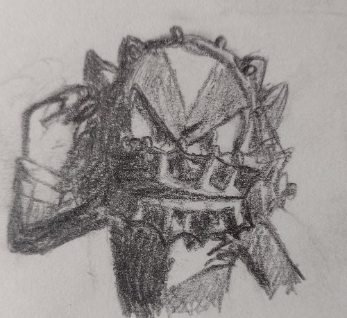 I Drew Shadow The Hedgehog In The Reverse Beartrap Last Week I Think + Some Other Drawings