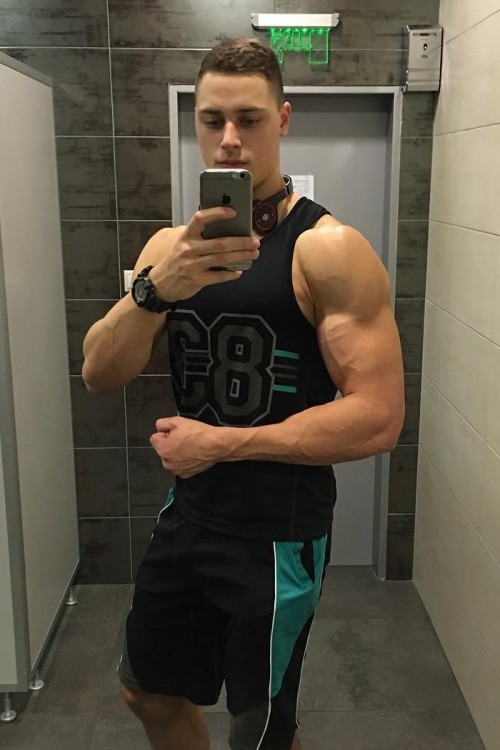 Porn Pics slovak-boys:  Fit Slovak boy Adam making