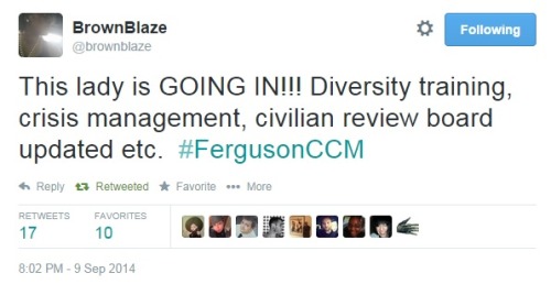 iwriteaboutfeminism: City Council meeting on Tuesday night in Ferguson. Part 4.