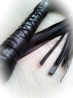 kg-gear:  Handmade - rubber flogger  For Sir’s toy making bent.