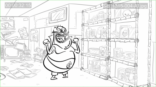 Some storyboards for “The Big Bad Bubble Bass”!! This has been my favorite episode to wo