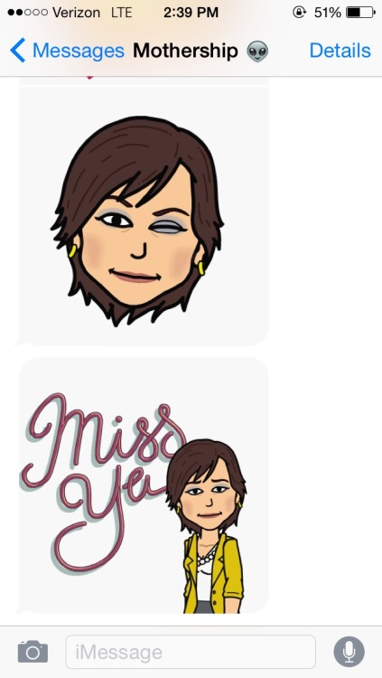 zackisontumblr:my mom figured out how to make herself as an emoji