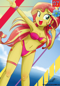 the-butcher-x:  .:Sunny Summer:. (rework) http://the-butcher-x.deviantart.com/   my sunlove~ &lt;3