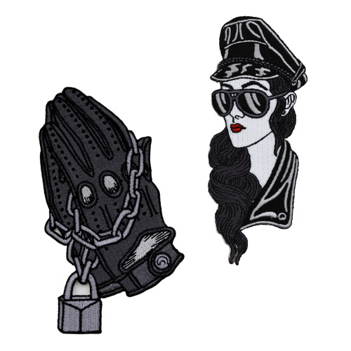 Little Whip “Disciple Of Pain” + “Sister Of Mercy” patches illustrated by @heatherbaileytattoo​ avai