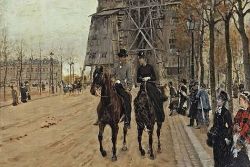 Athousandwinds:   A Ride Along The Avenue Des Champs-Elysées By Guiseppe De Nittis,