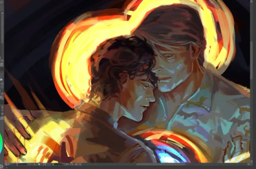 SpaceDogs Wip And Art Study Of Hugh Dancy