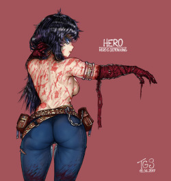 thegoldensmurf:  Hero.An OC of mine and the