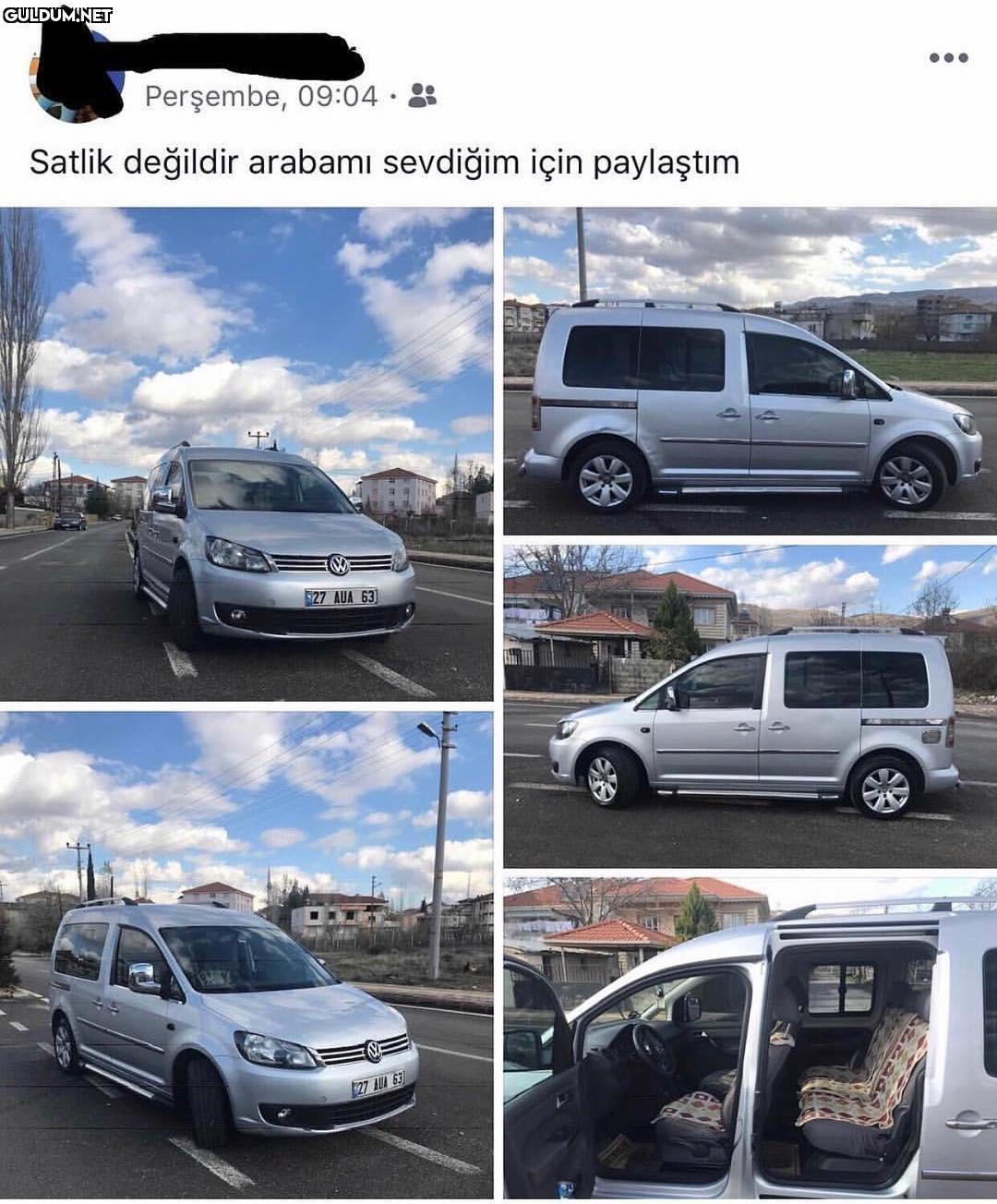 - Satlik değildir arabamı...