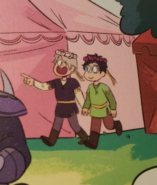 liloloveyou024:VICTOR AND YUURI MADE AN APPEARANCE IN THE NEW SU COMIC!!!!!!! (X)