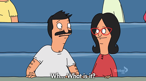 maycontainvikings:  viviku:  gothfabio:  ricktimus:  Probably my favorite thing about Bob’s Burgers is that they don’t do that thing where the characters try to one-up each other with an endless barrage of jokes? No, the characters react like actual