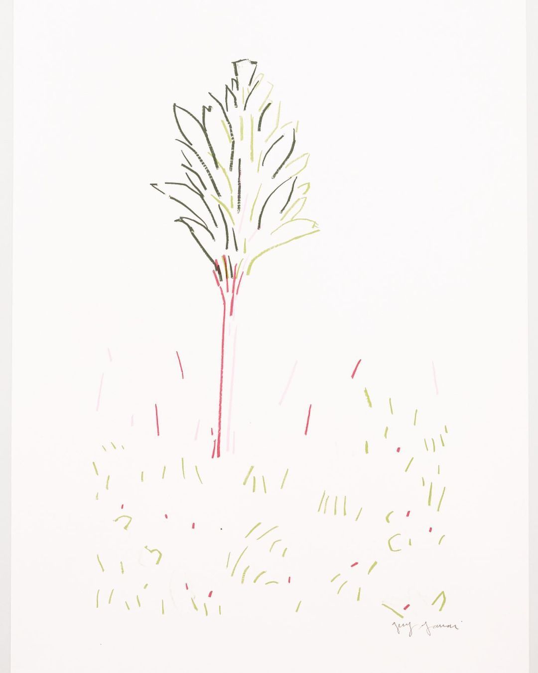 The simplistic, hand drawn image created by Israeli artist @guy_yanai for his limited edition lithograph ‘Tree’ is based on the tree that features in Italian Renaissance painter’s Fra Angelico’s work ‘Noli Me Tangere’, something Yanai has been...