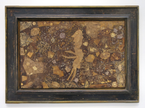 Jean Dubuffet (1901-1985), ‘Bain de terre, 21 octobre 1957,’ 1957, oil on cardboard, mounted on canv