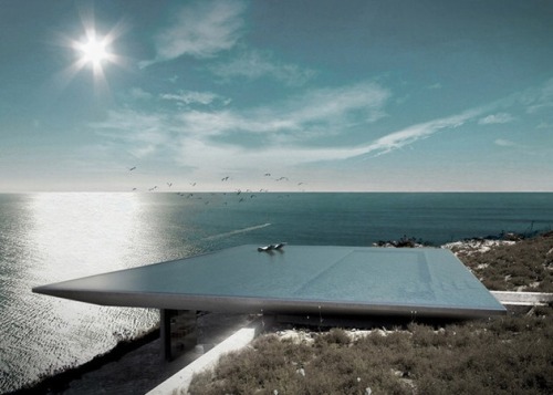 stevetrs: Rooftop Pool and Earth Create Thermal Cooling for Hidden Home designed by Kois Associated 