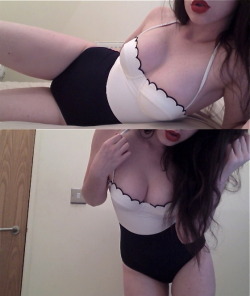 sextathlon:  “I’m so in love with my new swimsuit! Chuffed that vintage style bikinis are in right now :D    Loving your blog as always x”I know exactly where this swimsuit is from! I considered buying it myself haha, I think you pull it off a