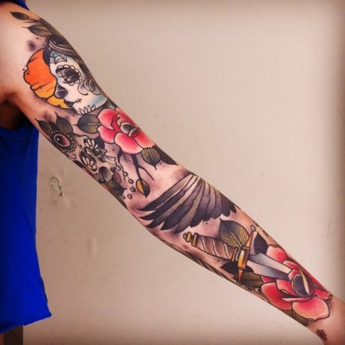 tattoo-babes:   Sake tattoo Athens (studio) Tam (artist)