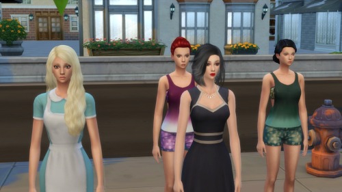 Cinderella and her step mom and step sisters  will start my story soon just need to place everyone i