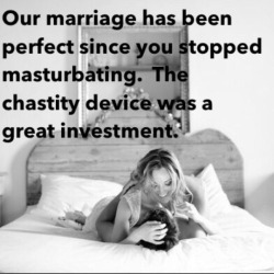 lockedbyj:carefulwhatyouaskfor-deactivate:Miss J: You have to treat it as an investment, not an expense, lover. Trust me, I’m seeing ROI after less than 24 hours! Think of it as a long term investment in our relationship. 😉 @keyholderforj