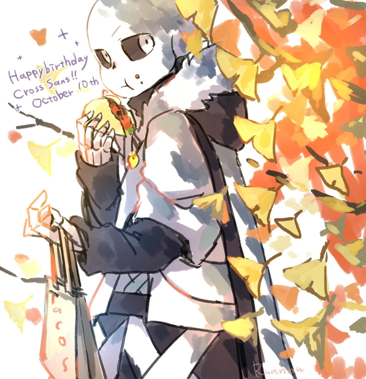 Happy birthday cross sans! : r/Undertale