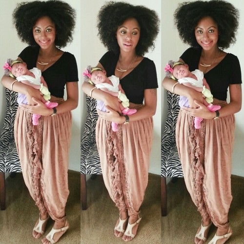 hi-imcurrentlyobsessed: My Princess and I..feels beautiful being a new mom.