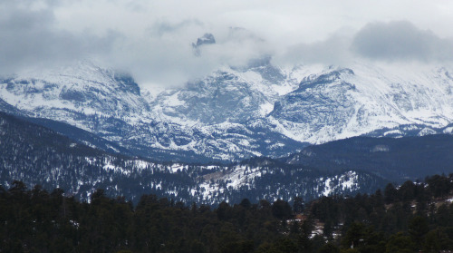 geographilic:  Cloudy day at Rocky Mountain National Park, Colorado