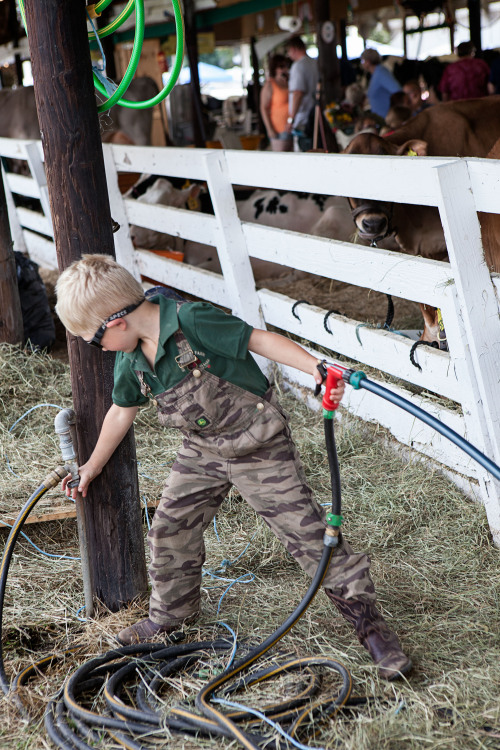 At the Dutchess County Fair.