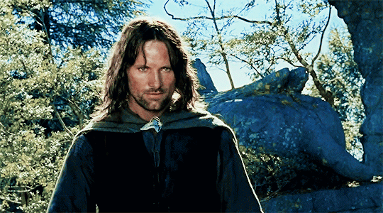 the lord of the rings gifs — miistborn: Aragorn + the sexy sword thing he  does...