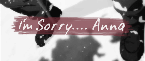  “I’m Sorry Anna …  I won’t be able to show you that lovely red anymore”