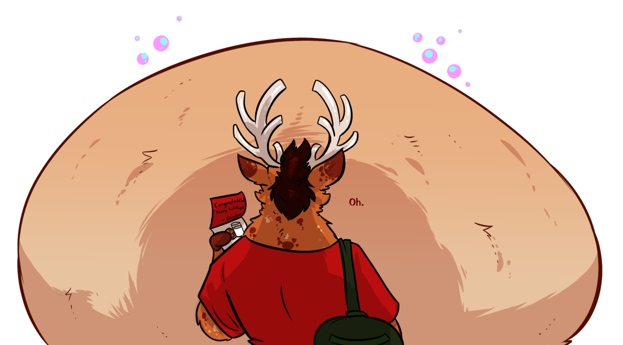 doodleglaz: Milk and Cookies It is a recorded phenomenon among deer that during the