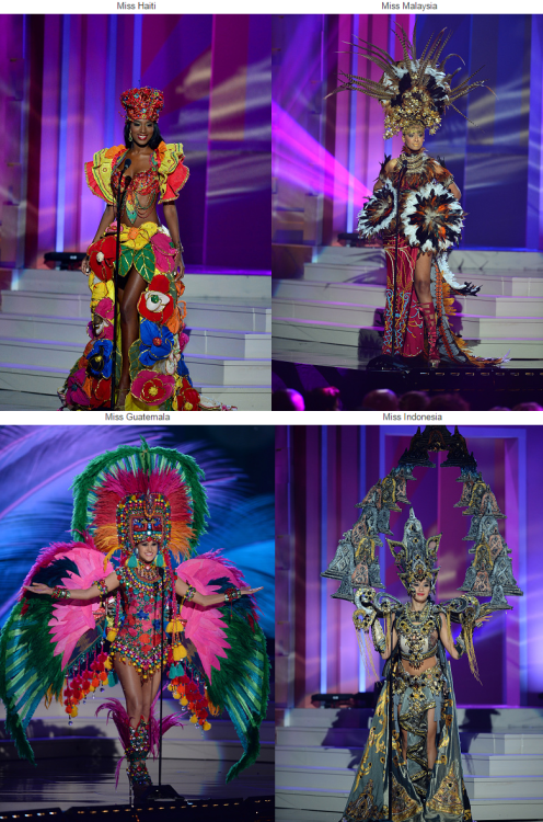 lizzysmart: howtobeafuckinglady: The National Costume portion of the Miss Universe Pageant is always