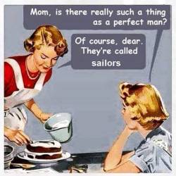 cravehiminallways212:  subchef143:  Anchors aweigh  Lol…they make near-perfect women, too… ;)  Lol&hellip; My potty mouth sailor&hellip;.💋