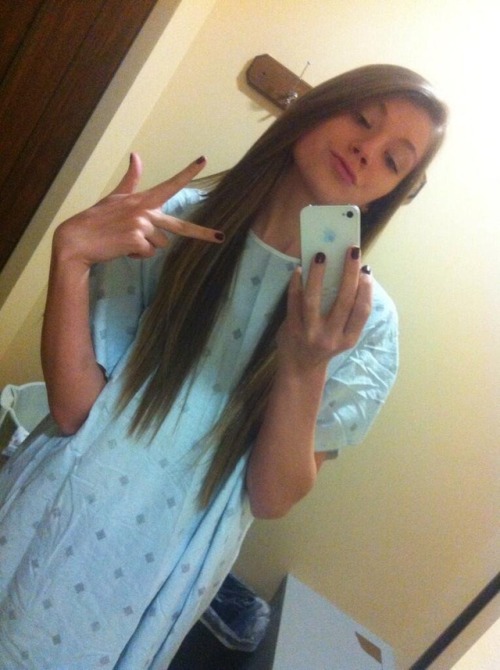 gynie-ville: At the gynecologist, undressing and changing into the exam gown. “V” is for vagina, whi