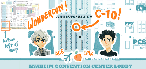 Wondercon 2018 is a day away! I will be setting up with @blueludebar at Artist Alley C-10 with print