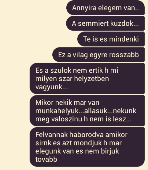 "Tedd azt, amit tenned kell, önmagadért."