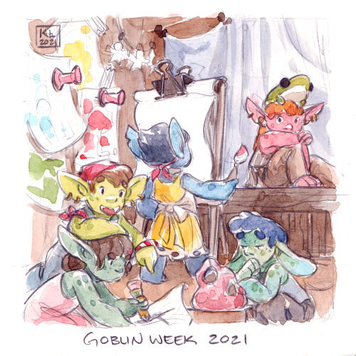 “Is that anime?”That’s it for goblin week! It’s been a lot of fun!