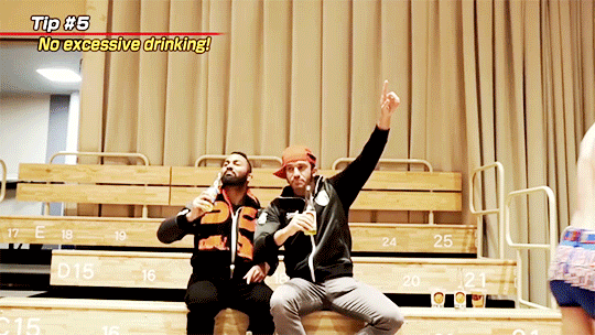 mith-gifs-wrestling:  Rocky Romero, Will Ospreay, and Beretta goof off in an etiquette