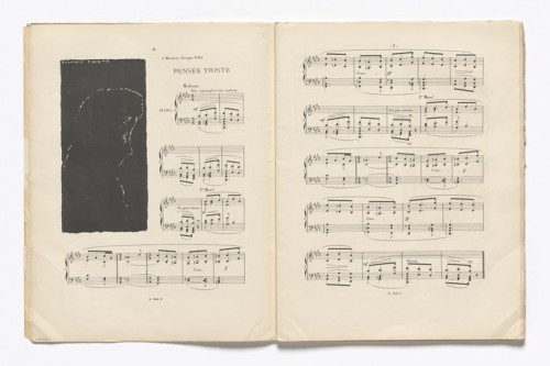 Sad Thought (Pensée triste) (headpiece, page 6) from Petites scènes familières, Pierre Bonnard, 1893