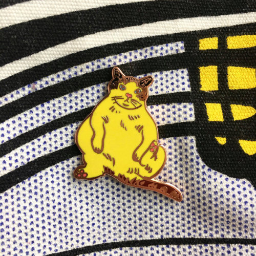 sosuperawesome:Cat Enamel Pins, Patches and Stickers, by Horse Fiddle Press on EtsySee our ‘enamel p