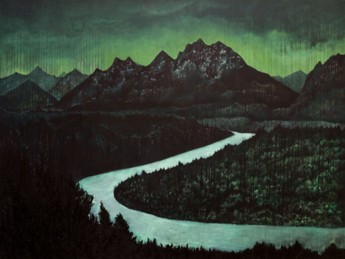 Bruno Vilela (b.1977) - Mountain. 2014. Oil on canvas.
